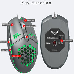 Cooling Hole Mouse Game Mechanical Game Mouse
