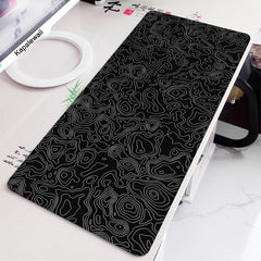 Black And White Desk Mat Gaming Mouse Pad