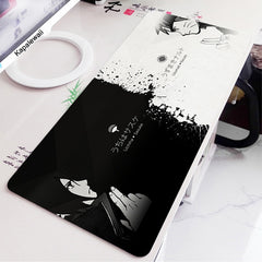 Black And White Desk Mat Gaming Mouse Pad