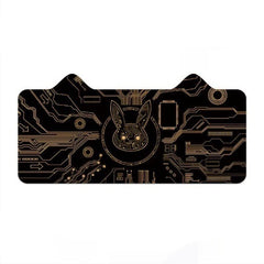 Cute E-sports Cat Ear Oversized Game Cartoon Computer Keyboard Desk Mat