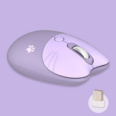 Wireless Mouse Mute Female Laptop Portable Unlimited Mouse