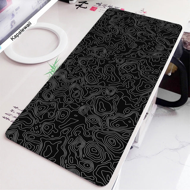 Black And White Desk Mat Gaming Mouse Pad