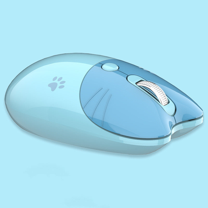 Wireless Mouse Mute Female Laptop Portable Unlimited Mouse