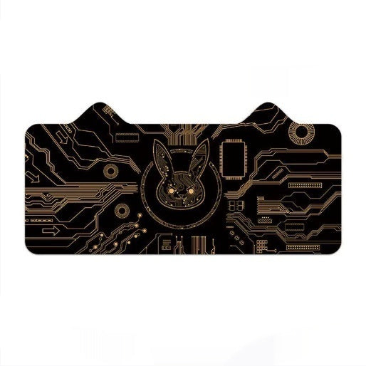 Cute E-sports Cat Ear Oversized Game Cartoon Computer Keyboard Desk Mat