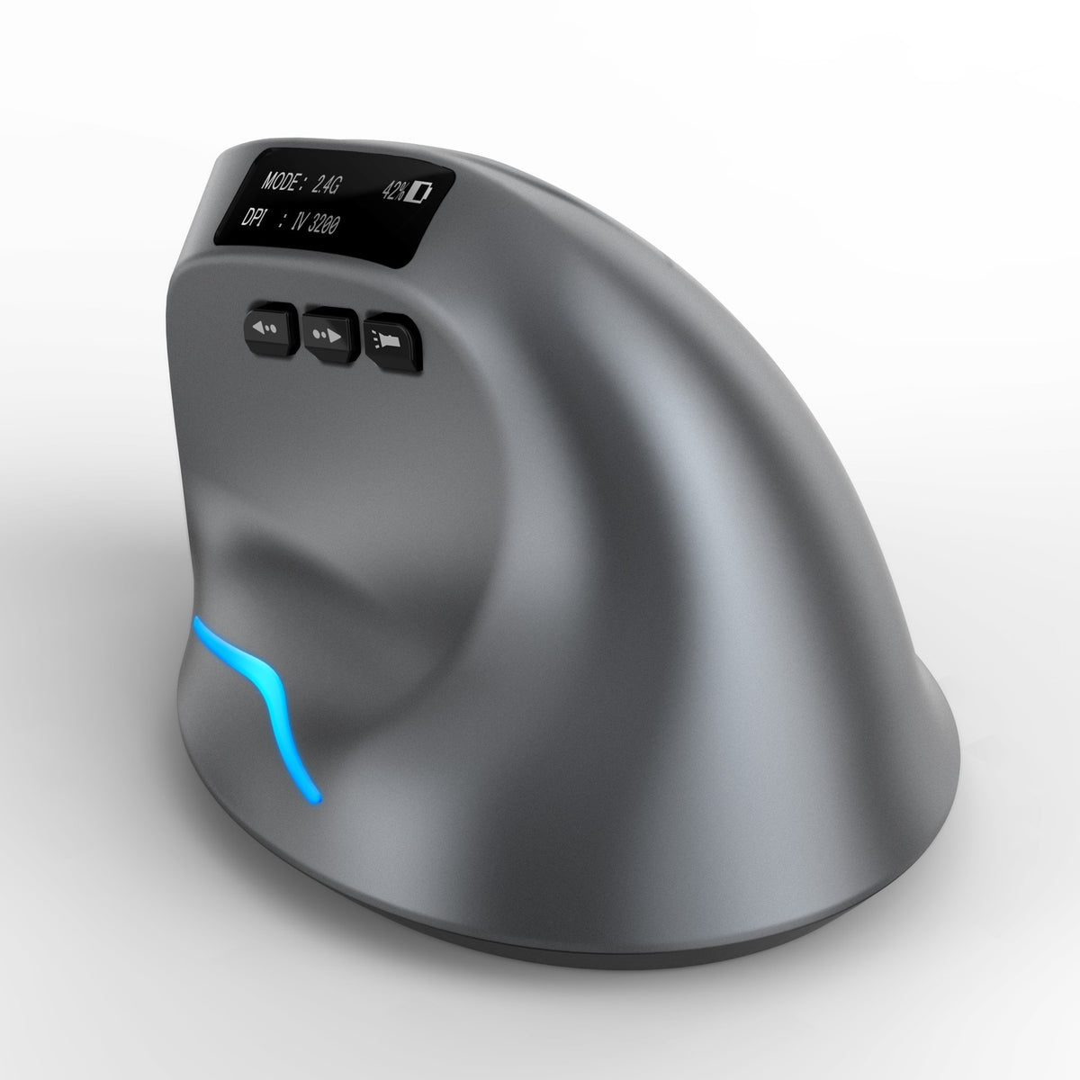 Handheld Display Bluetooth Wireless Charging Dual-mode Grip Vertical Mouse