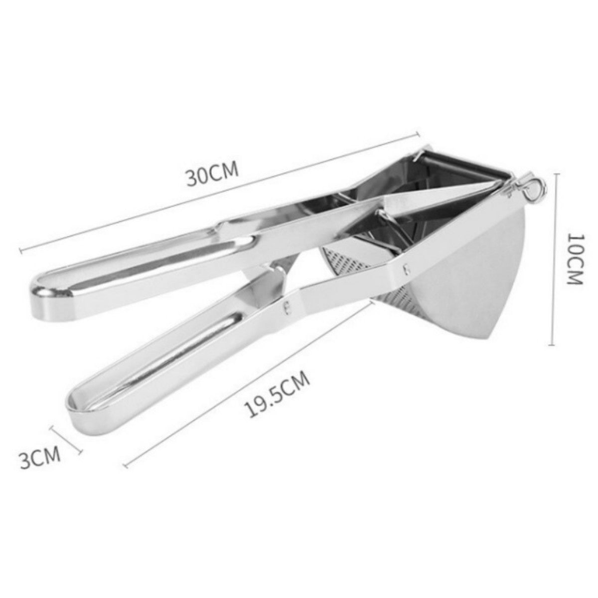 Heavy Duty Steel Potato Ricer Puree Masher Juicer Vegetable Fruit Press Maker UK