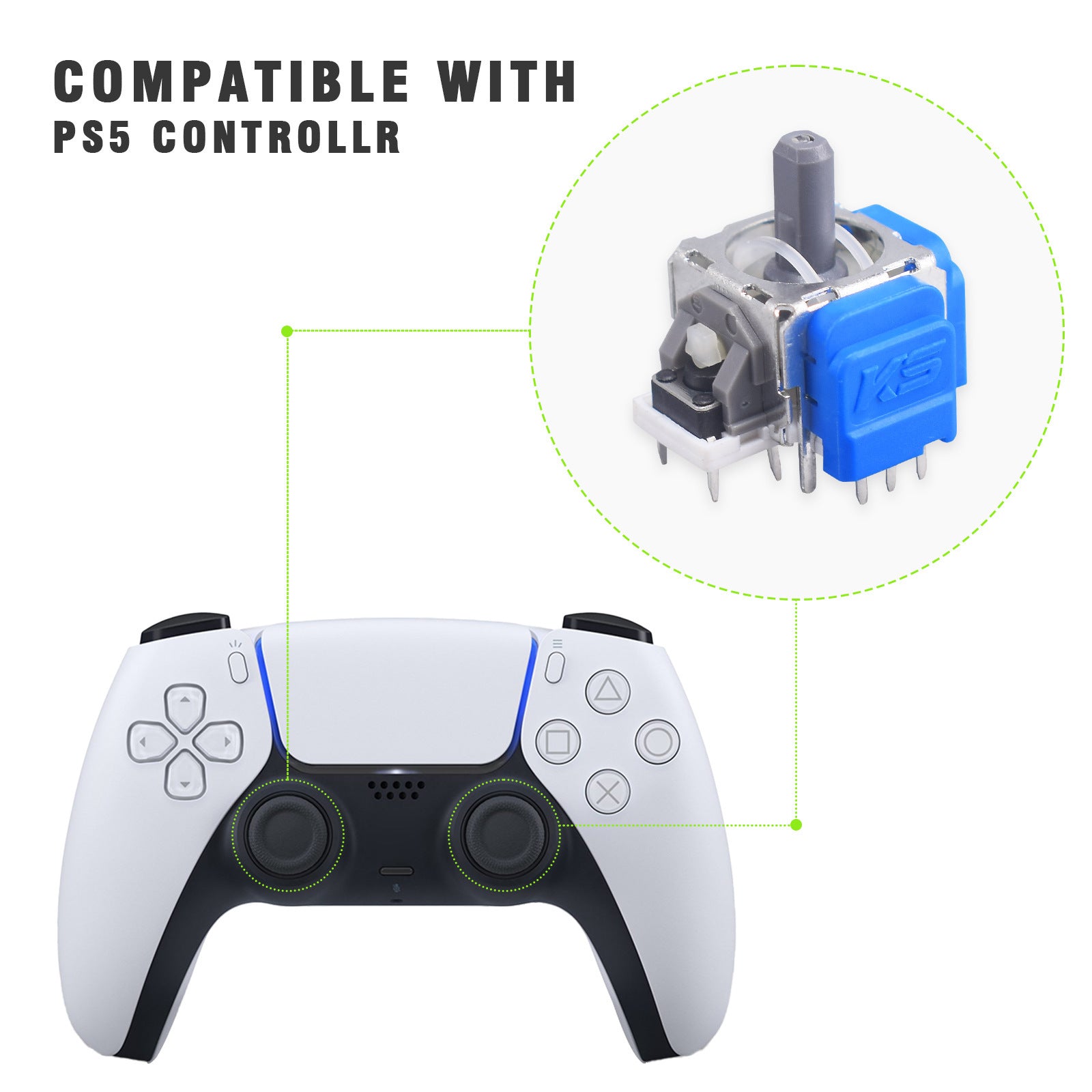 Magnetic Rocker Gamepad 3D Joystick