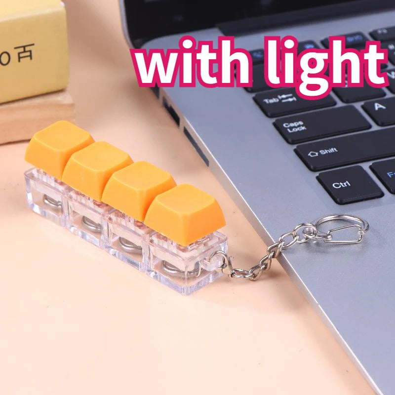 Fidget Keyboard Keychain