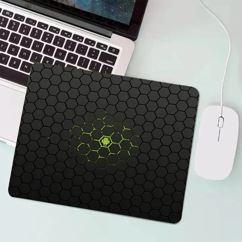 PC Small Keyboard Table Mats Mouse Pad Locking Edge Gabinete Mausepad Computer Mat Geometric Art Gaming Office Accessories Rug