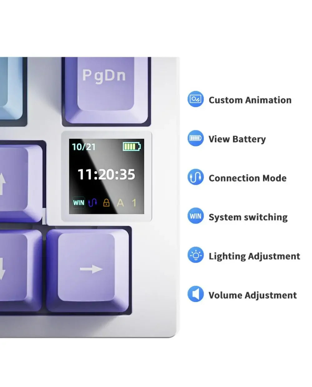 Ajazz AK820 82-Key Wireless Gaming Keyboard