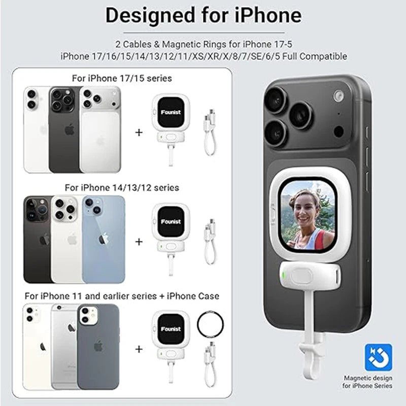 VlogView™ Selfie Monitor 📱✨ — See Yourself on Back Camera