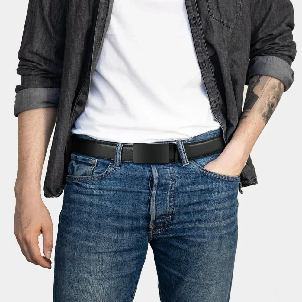 Men's Nylon Canvas Belt with Automatic Buckle