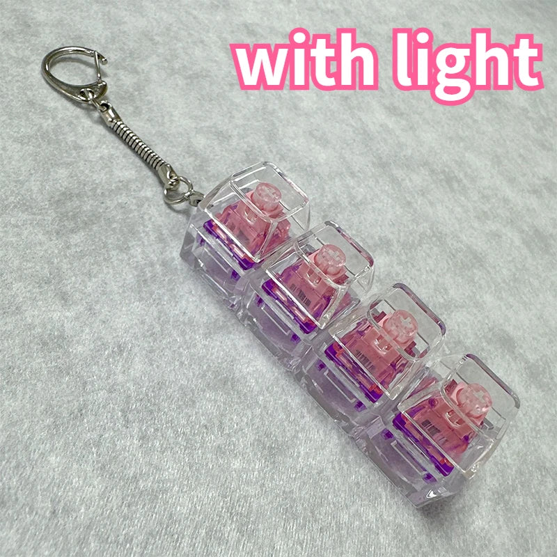 Fidget Keyboard Keychain