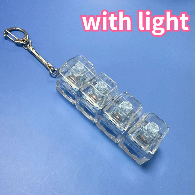 Fidget Keyboard Keychain