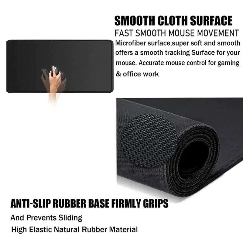 PC Small Keyboard Table Mats Mouse Pad Locking Edge Gabinete Mausepad Computer Mat Geometric Art Gaming Office Accessories Rug