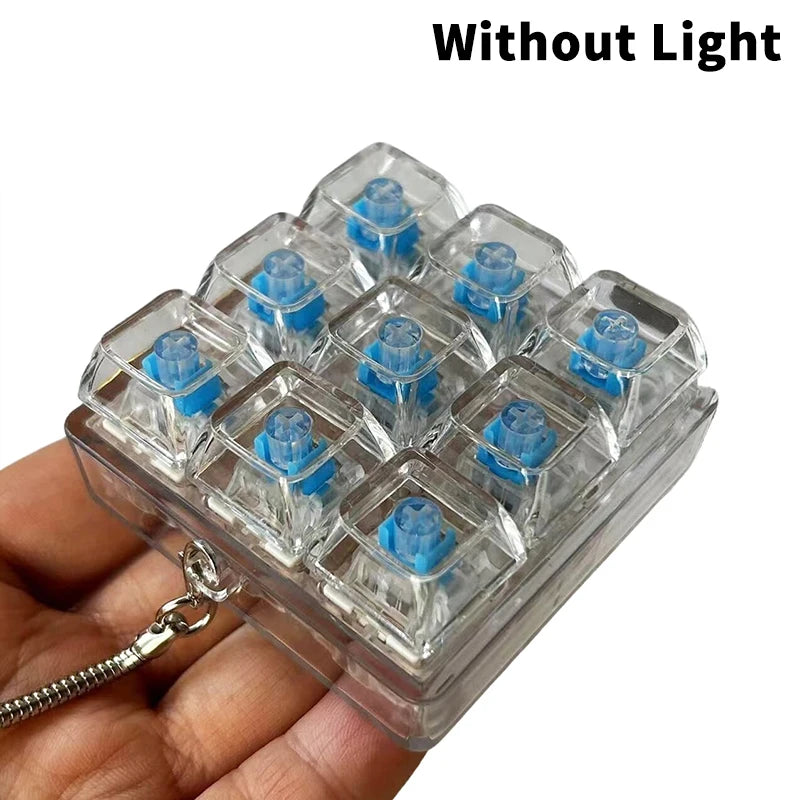 Fidget Keyboard Keychain