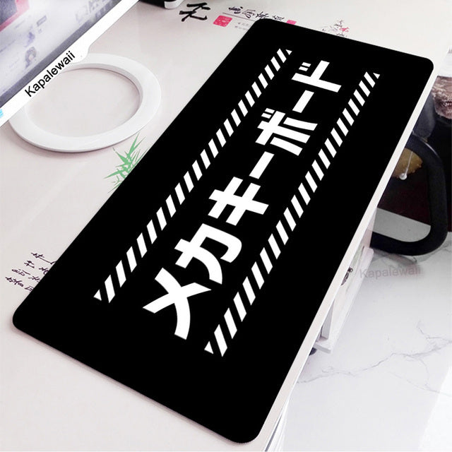 Black And White Desk Mat Gaming Mouse Pad